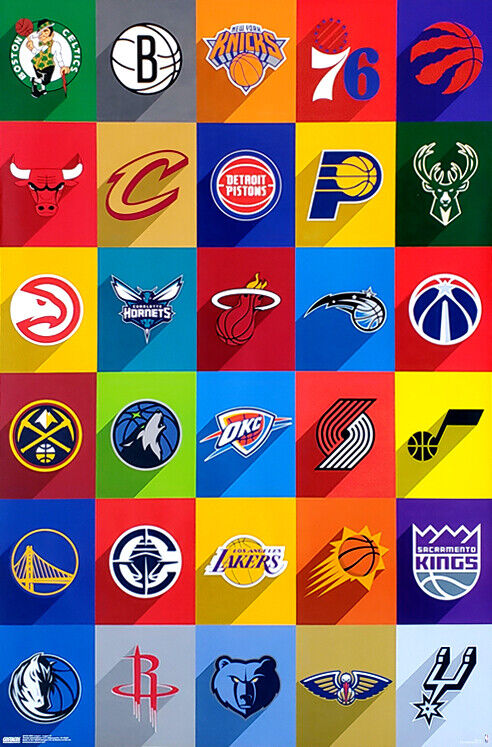 All 30 NBA team logos